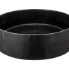 Round basin 380x110mm Black Marble