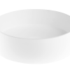 Round basin +380x110mm white