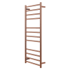 Electric Round Towel Rail 240V 1200 x 500mm Brushed Copper
