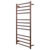 Electric Round Towel Rail 240V 1200 x 650mm Brushed Copper