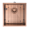 Aspen PVD 400mm Single Kitchen Sink Brushed Copper