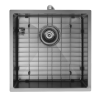 Aspen PVD 400mm Single Kitchen Sink Gun Metal
