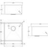 Aspen PVD 400mm Single Kitchen Sink Brushed Stainless