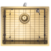 Aspen PVD 500mm Single Kitchen Sink Brushed Brass