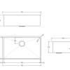 Aspen PVD 700mm Single Kitchen Sink Brushed Copper