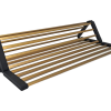 Aspen Roll-Up Hot Mat 480x480mm Brushed Brass