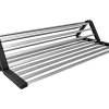 Aspen Roll-Up Hot Mat 480x480mm Brushed Stainless