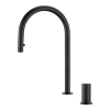 Doppia Bench Extractable Kitchen Mixer Matte Black