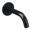 Carbon Wall Mounted Short Bath Spout Satin Black