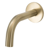 Scarab Wall Mounted Short Bath Spout Brushed Gold