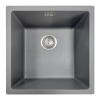 Aura Granite 400mm Single Kitchen Sink Charcoal