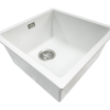 Aura Granite 400mm Single Kitchen Sink Matte White