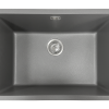 Aura Granite 600mm Single Kitchen Sink Charcoal