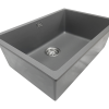 Aura Granite 600mm Single Kitchen Sink Charcoal