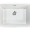 Aura Granite 600mm Single Kitchen Sink Matte White