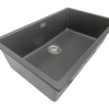 Aura Granite 700mm Single Kitchen Sink Charcoal