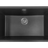 Aura Granite 700mm Single Kitchen Sink Matte Black