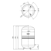140 ltr Expansion tank heating only