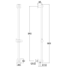 Loft Slide Shower 3 Function Handshower Gunmetal