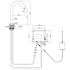 Luxe Deck Mounted Automatic Tap with Sensor Chrome