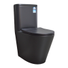 Boston Back To Wall Toilet Suite Matte Black