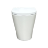 Boston Floor Mounted Pan Matte White