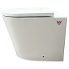 Boston Floor Mounted Pan Gloss White