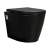 Boston Wall Hung Pan Matte Black