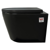 Boston Wall Hung Pan Matte Black