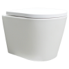 Boston Wall Hung Pan Matte White