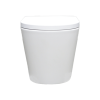 Boston Wall Hung Pan Matte White