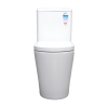 Boston Comfort Height Back To Wall Toilet Suite Gloss White