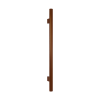 Towel Rail Vertical Single Bar Round 12V 900mm Brushed Copper