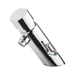 Gentec Flostop Bench Mounted Angled Dual Temperature Timed Flow Pillar Tap