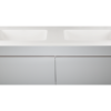 Kzoao 1200mm Dual Basin Vanity Gloss White