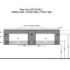 Kzoao 1600mm Vanity Gloss White