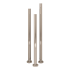 Freestanding Single Towel Bar Round 12V 1000mm Chrome