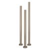 Freestanding Single Towel Bar Round 12V 1100mm Brushed Stainless