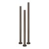 Freestanding Single Towel Bar Round 12V 900mm Gunmetal