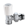 Caleffi 338 Series Angled Radiator Valve (PeX)