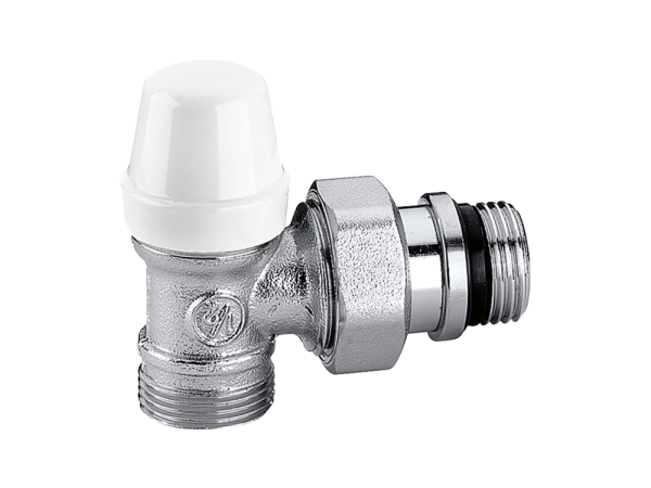 Caleffi 342 Series Angled Lockshield Valve (copper) - Waterware