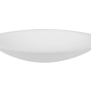 iStone Oval Basin 600 x 105 x 350mm Gloss White