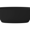 Coco 1600mm Freestanding Bath (Tapered Edge) Matte Black