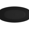 Coco 1600mm Freestanding Bath (Tapered Edge) Matte Black