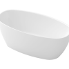 Coco 1600mm Freestanding Bath (Tapered Edge) Gloss White