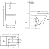 Boston Back To Wall Toilet Suite Matte White