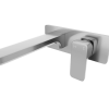 Project Wall Mounted Basin Mixer Brushed Nickel