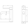 Pioneer Standard Height Basin Mixer Chrome
