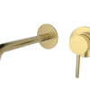 Pioneer Wall Basin Set Brushed Gold