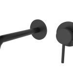 Pioneer Wall Basin Set Matte Black